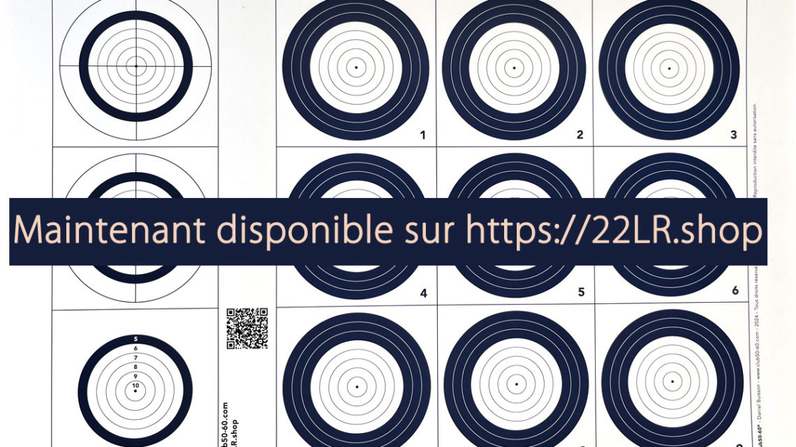 Cible pour carabine de loisir